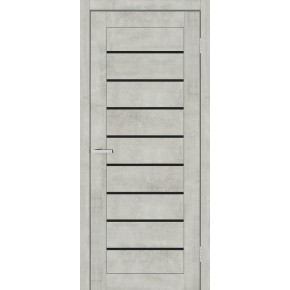 Дверне полотно Doors С 018 BG 2000х700х40 мм чорне Бетон свiтлий (1 014 072)