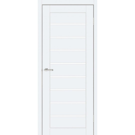 Дверне полотно DOORS С 018 G сатин 2000х800х40мм Емаліт білий (1 013 870)