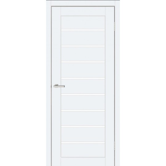Дверне полотно DOORS С 018 G сатин 2000х700х40мм Емаліт білий (1 013 869)