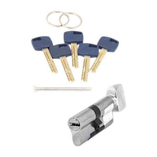 Цилиндровый механизм Apecs с вертушкой XR-70(30/40C)-C15-Ni (CIS) (00030200)