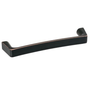 Мебельная ручка FZB 1001 128 мм ORB+edge polish (1-213-003)