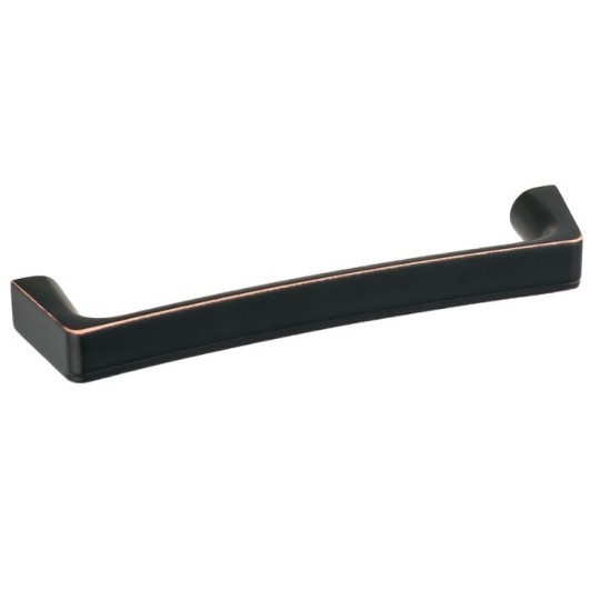 Мебельная ручка FZB 1001 128 мм ORB+edge polish (1-213-003)