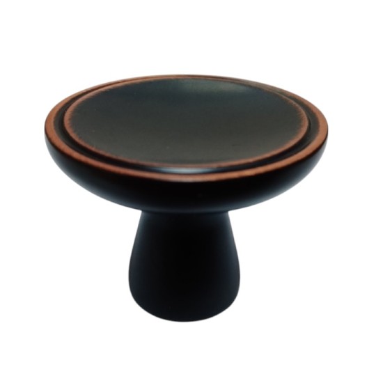 Меблева ручка FZB 1001 Knob ORB+edge polish (1-213-001)