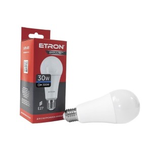 Лампа світлодіодна ETRON Power Light A67 30W 6500K E27 (1-EPL-801)