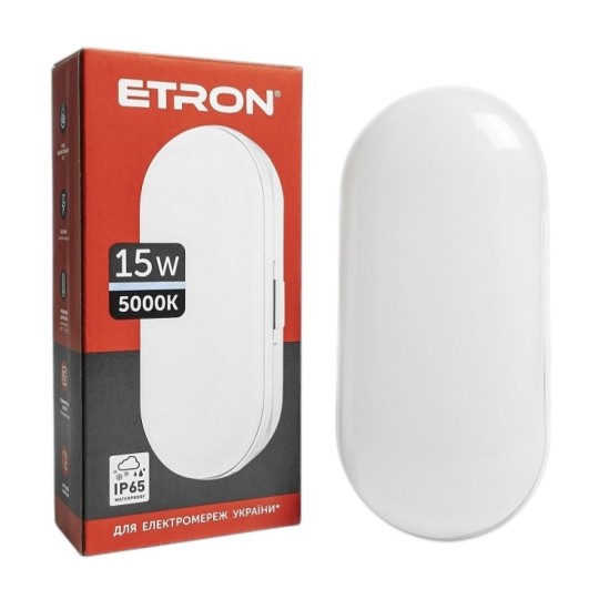 Светильник светодиодный Etron Communal Power 1-EСP-505-E 15W 5000К IP65 ellipse