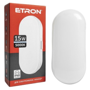 Світильник світлодіодний Etron Communal Power 1-EСP-505-E 15W 5000К IP65 ellipse