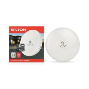 Светильник светодиодный Etron Communal Power 10W 5000К IP65 1-ESP-522-CD circle+sensor