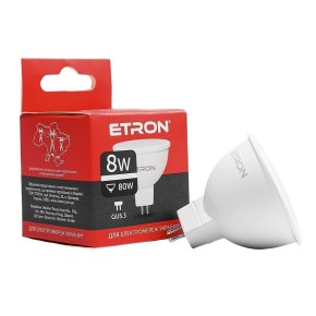 Лампа світлодіодна Etron Light Power MR16 8W 4200K 220V GU5.3 (1-ELP-066)