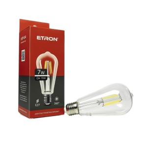 Лампа світлодіодна ETRON Filament Power ST64 E27 7W 4200K (1-EFP-164)