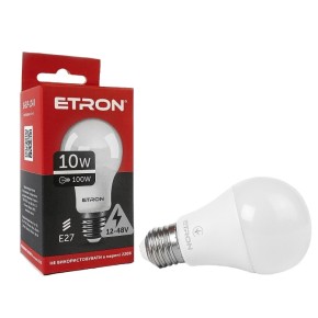 Лампа світлодіодна Etron Light Power 1-ELP-1248 A60 10W 12-48V 4200K E27 USD