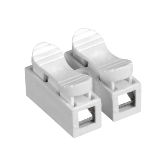 Клемник самозатискний подвійний Horoz Electric 10А 380V Wire spring-2/2.5
