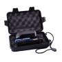 Фонарь Poliсe 1812-T6, ЗУ 220/12V, 1x18650, зажим, zoom, Box