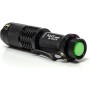 Фонарь Poliсe 1812-T6, ЗУ 220/12V, 1x18650, зажим, zoom, Box