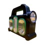 Ліхтарик з акумулятором та сонячною батареєю зелений EH-FLSG-01