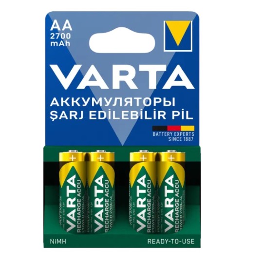 Акумулятор Varta Accu AA 2700 mAh BLI 4 NI-MH (5706301404)