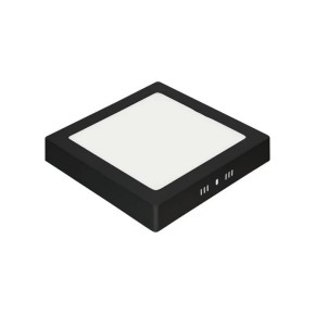 Світильник накладний квадрат SMD LED 28W 6000K 1960Lm 120° 283мм 100-265V IP20 Arina-28 чорний
