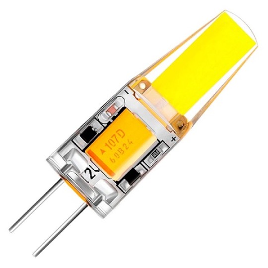 Лампа LED G4, 12V, 3,5Вт, 4500К, силікон. Biom G4-3,5W-1507-12 4500К (11022)
