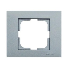 Рамка 1-на Ovivo Grano срібна (400-100000-096)