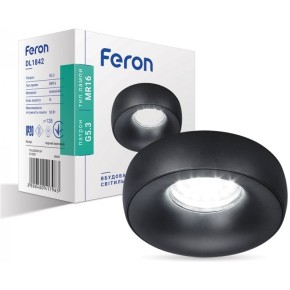 Светильник Feron DL1842 черный матовый (6781)