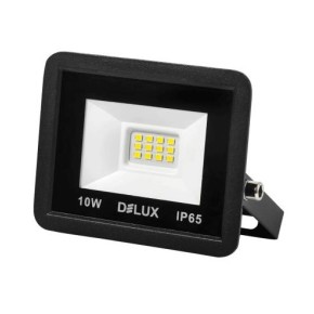 Світлодіодний прожектор DELUX FMI 11 LED 10Вт 6500K IP65 чорний (90019304)