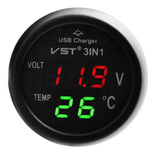 Термометр-вольтметр VST-706-4 USB
