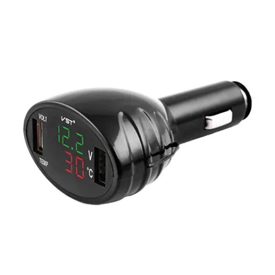 Термометр вольтметр VST-708-4 USB