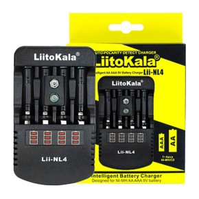 Зарядное устройство LiitoKala Lii-NL4 для AA/AAA 9V 
