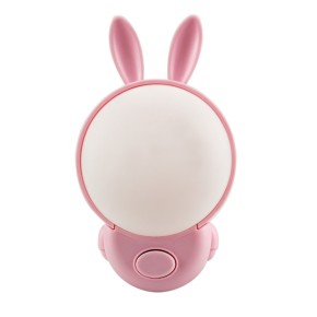 Нічник Horoz Electric Зайчик BUNNY 2CCT 1W рожевий (085-005-0001)