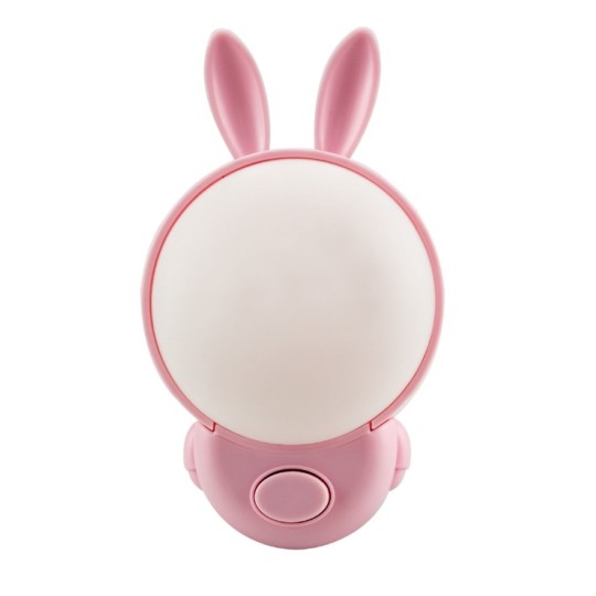 Ночник Horoz Electric Зайка BUNNY 2CCT 1W розовый (085-005-0001)