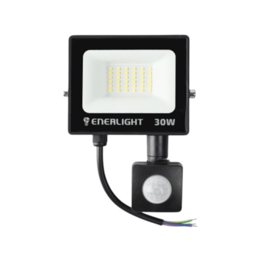 Прожектор світлодіодний Enerlight MANGUST 30W 6500K з датчиком руху