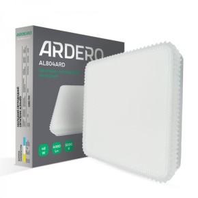 Светильник накладной светодиодный Ardero AL804ARD 48Вт 5000К IP40 белый декор (8021)