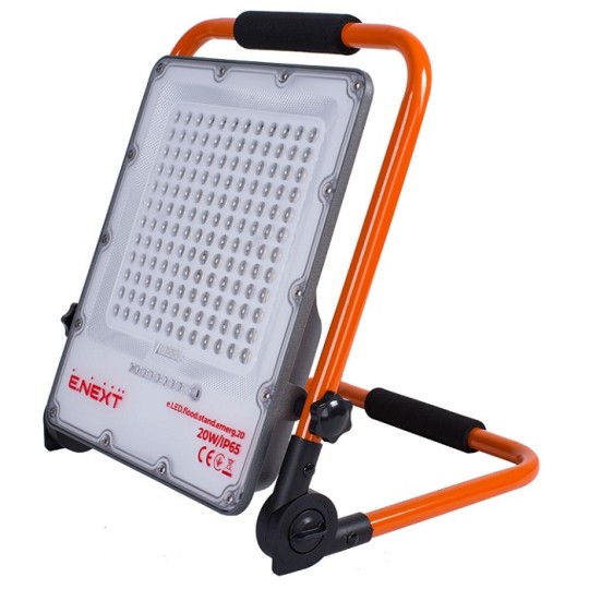Прожектор світлодіодний акумуляторний E.NEXT 20W e.LED.flood.stand.emerg.20 (l0790014)