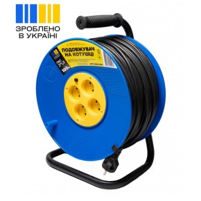 Удлинитель на катушке МЕГАтек 100 м 2х1.5 мм² (МТП-0108-2030)
