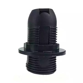 Патрон Е14 пластиковый Z-light с юбкой черный YK762B