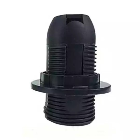 Патрон Е14 пластиковый Z-light с юбкой черный YK762B