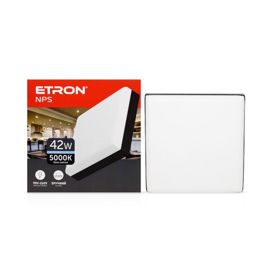 Светильник светодиодный Etron 42W черный 1-EMP-786