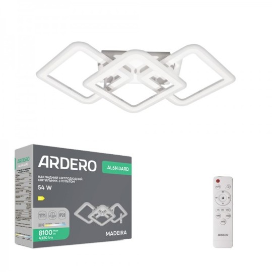 Люстра светодиодная Ardero Madeira AL6143ARD 54 W (8481)