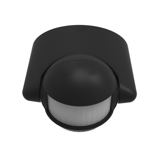 Датчик руху EuroElectric настінний 180° 12 м (ST-09(black))