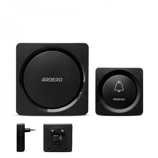 Беспроводной звонок Ardero E-401 черный (8583)