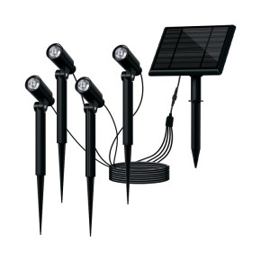 Светильник садово-парковый EUROLAMP на солнечных панелях 3.5W 5V 6500K IP54 4 штуки (LED-3,5W/6500K-4(S))