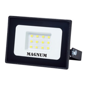 Прожектор світлодіодний Magnum FL12 10W slim чорний (90022012)