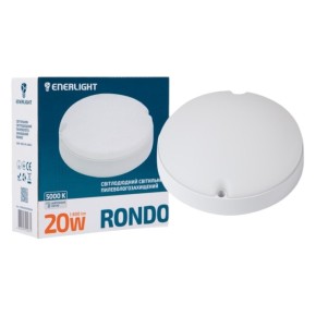 Світильник світлодіодний Enerlight Rondo 20W 5000К (RONDO20SMD80N)