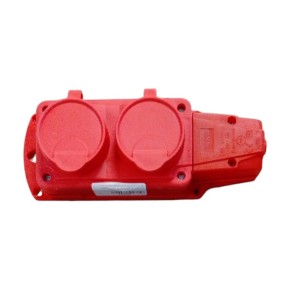 Колодка подвійна Erka 6002-3 2х16 A (360104-3)