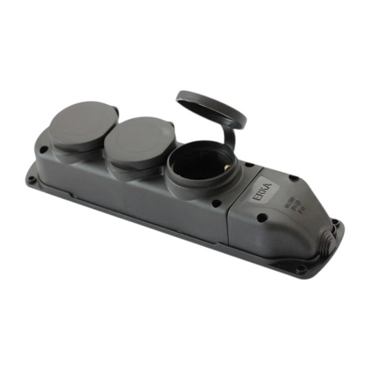 Колодка потрійна Erka 6003 3х16 A (360105)