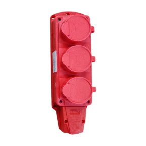 Колодка потрійна Erka 6003-3 3х16 A (360105-3)