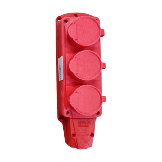 Колодка тройная Erka 6003-3 3х16 A (360105-3)