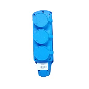 Колодка потрійна Erka 6003-5 3х16 A (360105-5)