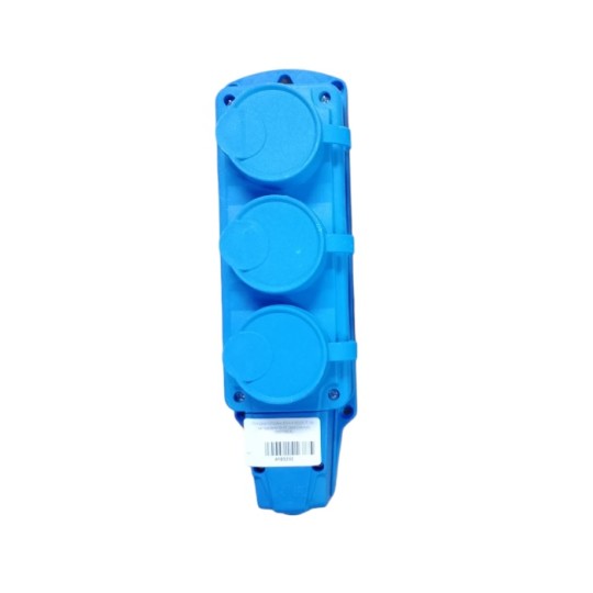 Колодка тройная Erka 6003-5 3х16 A (360105-5)