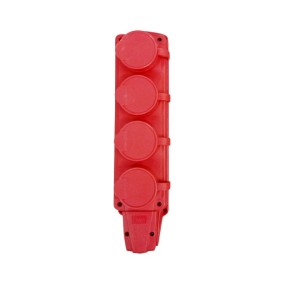 Колодка четверна Erka 6004-3 4х16 A (360106-3)