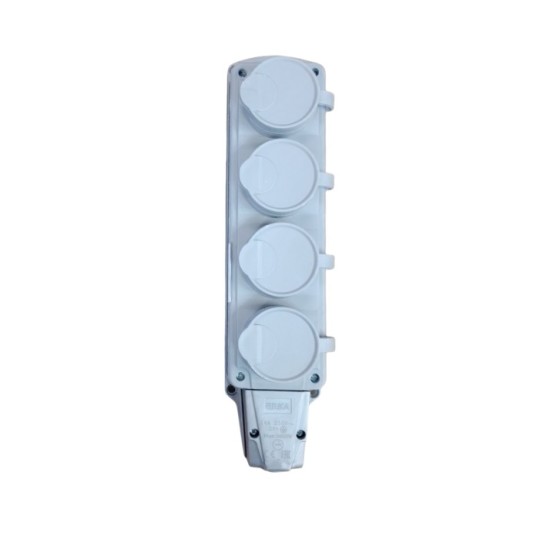 Колодка четверная Erka 6004-4 4х16 A (360106-4)